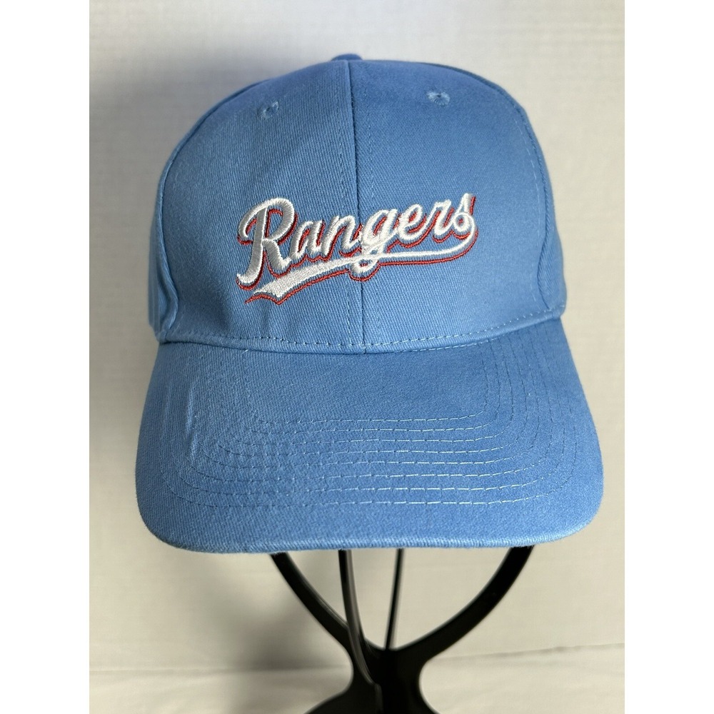 Texas‎ Rangers Promo Baseball Baby Blue Hat Cap Team Wear MLB Game Day